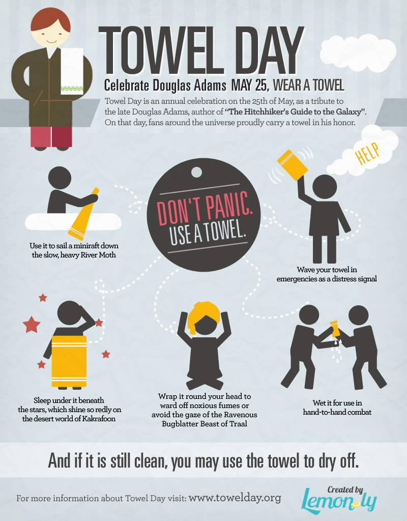 Celebrating Towel Day