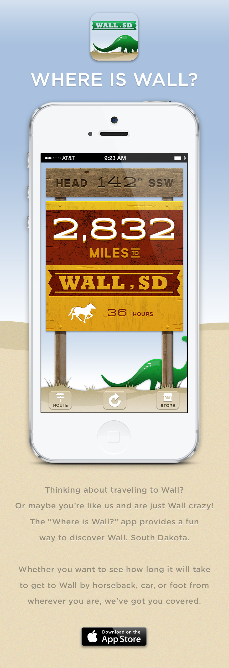 Where is Wall? A Wall Drug App Lemonly Infographics